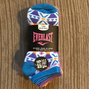 7-Pack Womens Everlast Socks